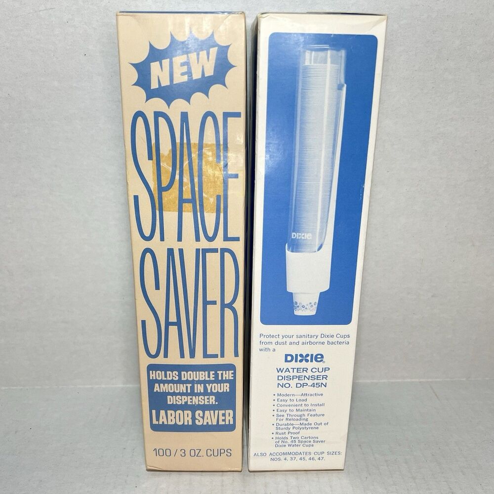 NOS Vintage Dixie Water Cups 100 Count Small 3oz Floral 2 Packs 200 Cups Total